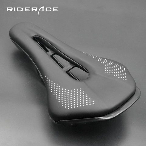 Bicycle Saddle Seat Road Steel Rails Mountain Bike Cushion For Men Skid-proof Carretera Soft PU Leather Road MTB Cycling Saddles ► Photo 1/6