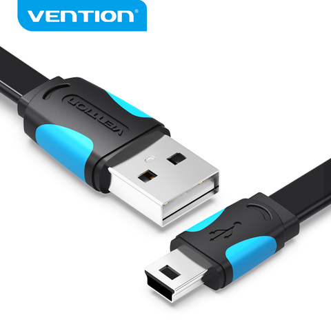 Vention Mini USB Cable USB to Mini usb Fast Charging Data Cable For Digital Camera HDD MP3 MP4 Player Tablets GPS ► Photo 1/6