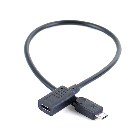 USB Type-c Female to Micro USB Male OTG Connector Cable Adapter For samsung huawei Android phone ► Photo 1/1