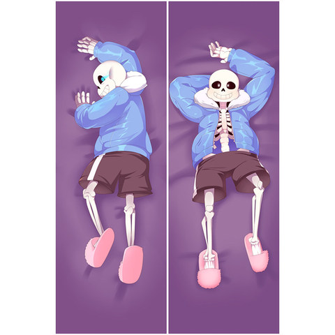 Anime Game Undertale Sans Dakimakura Skeleton Boy Hugging Body Pillow Case Cover Bedding Otaku Cosplay Pillowcase Male BL Gift ► Photo 1/6