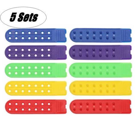 5 Sets Colorful 14 Holes Hat Strap Hats Fasteners Buckle Strap Snapback Extender Hat Strap Clip Replacements for Baseball Cap ► Photo 1/6