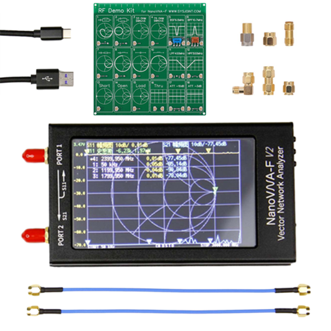 NanoVNA V2 3G vector network analyzer 4.3 inch NanoVNA-F V2 antenna analyzer RF Demo Kit ► Photo 1/6