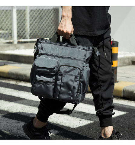Multifunctional Fashion Shoulder Messenger Bag Casual Handbag Business Men Briefcase Large Capacity Male Backpack Travel bag ► Photo 1/6