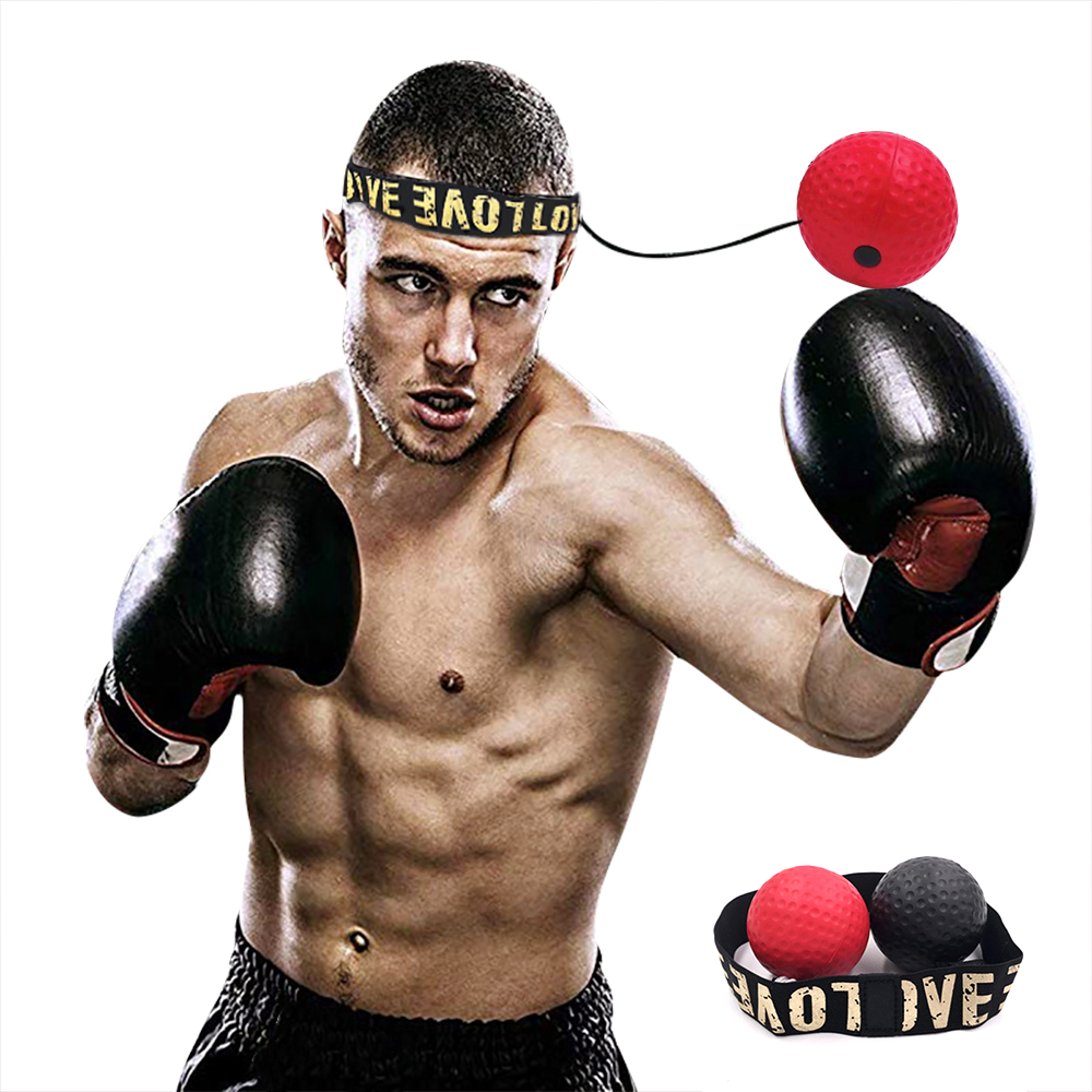 Boxing Head Band Speedball Fight Ball Training Reflex Speed Punch Exercise New 