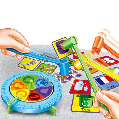 Kids Funny Fast Action Whacking Hammer Board Game Family Party Friends Children Toy Educational Toy For Kids Birthday Gifts ► Photo 1/6