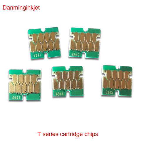 T6941-T6945 Cartridge Chip For Epson SureColor T3000 T3070 T3200 T5200 T7200 T3270 T5270 T7270 one time use ► Photo 1/4
