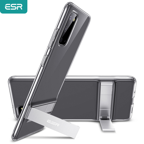 ESR Case for Samsung Galaxy Note 20 20 Ultra/S20/S20 Plus/S20 Ultra/Note 10+/Note 9/S10E/S10 Plus Metal Kickstand Steady Case ► Photo 1/6
