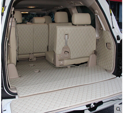 New! Special trunk mats for Toyota Land Cruiser 200 7seats  waterproof boot carpets for Toyota LC200 -2007 styling ► Photo 1/6