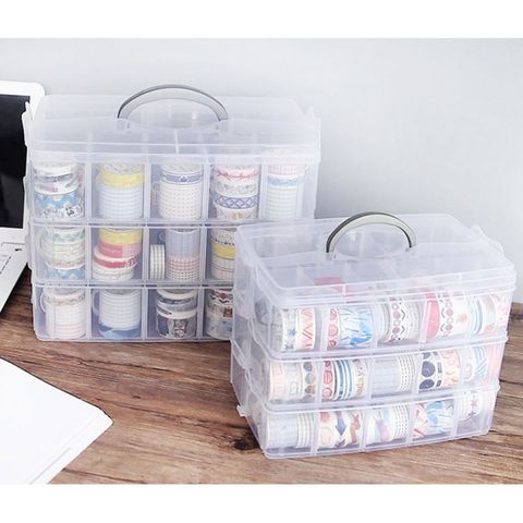 1pcs Plastic 6/815 Storage boxes Slots Adjustable packaging transparent  Tool Case Craft Organizer box jewelry