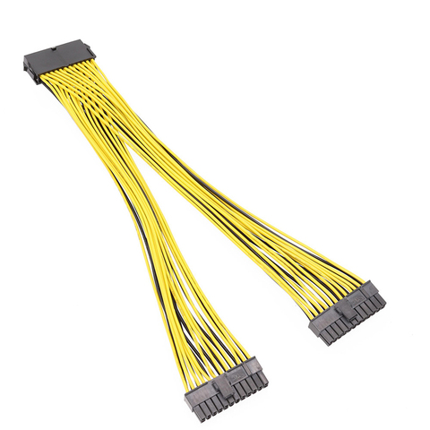 24Pin ATX PSU Y Adapter Cable 24 pin Splitter Power Cable for Dual ATX Motherboard ► Photo 1/2