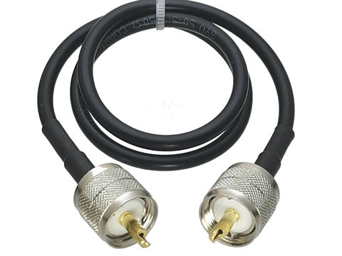 1Pcs RG58 UHF PL259 Male plug to UHF PL259 Male Plug Connector RF Coaxial Jumper Pigtail Cable For Radio Antenna 6inch~40M ► Photo 1/4
