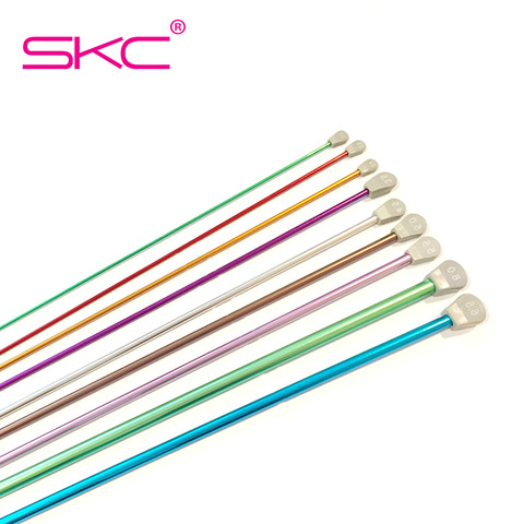 SKC 35cm Long Crochet Hook Aluminum Afghan Tunisian Crochet Hook 14 Size Knitted Sweaters Scarves Colorful Aluminum Crochet Hook ► Photo 1/6