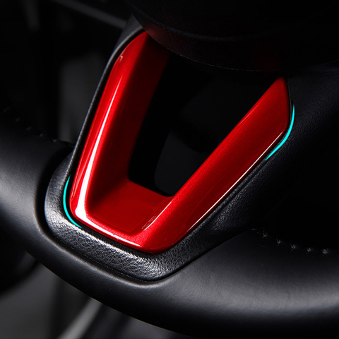 Car Steering Wheel Covers Trim Sticker For Mazda 2 Demio 3 6 CX-3 CX-5 CX5 CX 5 CX8 CX-9 Axela ATENZA 2017 2022 Accessories ► Photo 1/6