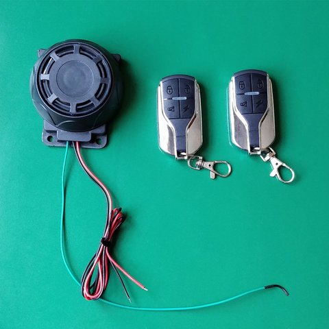 Universal Motorcycle Scooter Anti-theft Security Alarm System Moto Remote  Control Engine Start Alarme Moto Speaker Key - AliExpress