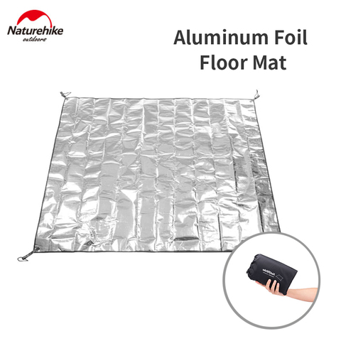 Naturehike Outdoor Picnic Mat Waterproof PE Aluminum Foil Tent Mat 3 Sizes Folding Beach Floor Mattress Camping Small Sun Shelte ► Photo 1/6