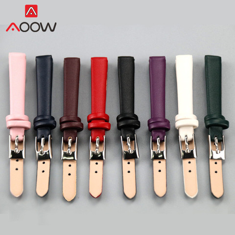 Soft Leather Strap Watchband 8 10 12 14 16 18mm 20mm 22mm 24mm Men Women Replace Wrist Band Bracelet Watch Accessories ► Photo 1/6
