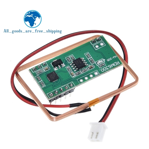 UART 125Khz EM4100 RFID Card Key ID Reader Module RDM6300 (RDM630) For Arduino ► Photo 1/6