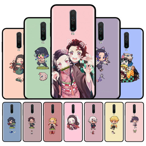 Demon Slayer Kimetsu No Yaiba Case For Xiaomi Redmi 9 8 8A 7 7A 6 6A 9A 9C Note 8 Pro 8T 9S 9 Pro Max Soft Silicone Back Cover ► Photo 1/6