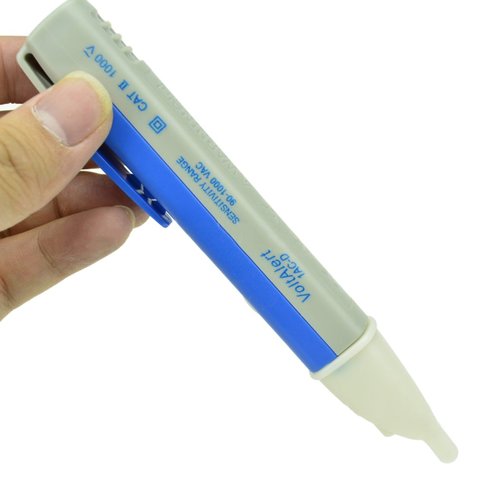 Socket Wall AC Power Outlet Detector Sensor Tester Test Pen LED Light Voltage Indicator 90-1000V ► Photo 1/6