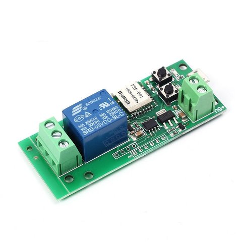 DC 5V 433Mhz Sonoff WiFi Wireless Smart Switch Relay Module For Smart Home For Apple For Android App Control Self-lock TOP ► Photo 1/6