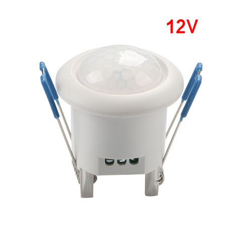TDL-9956J 220V 12V Mini Adjustable 360 Degree Ceiling PIR Infrared Body Motion Sensor Detector Lamp Light Switch White ► Photo 1/6