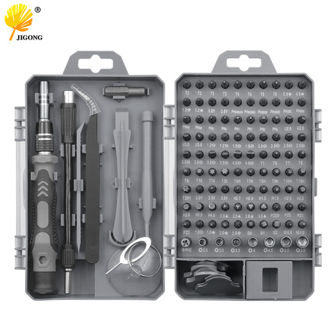 115 in 1 Screwdriver Set Screwdriver Bit Set Multi-function Precision Mobile Phone Repair Device Hand Tools Torx Hex ► Photo 1/6