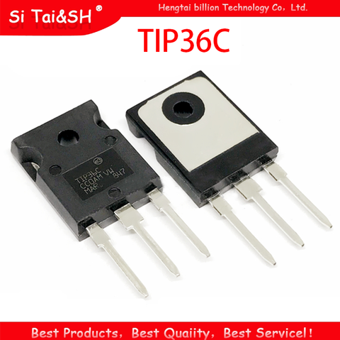 5PCS  TIP36 TIP36C TIP36CW 25A 100V TO-3P TO-247  With iron head amplifier triode 25A 100V ► Photo 1/1