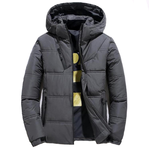 Winter Down Jacket Men New Casual Slim Fit Warm Hooded Down Coats Mens Fashion Streetwear Outwear Windbreaker Jackets Clothing ► Photo 1/6