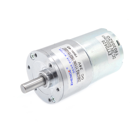 Zhengke miniature speed regulation DC deceleration motor motor ZGB37RG 12v/24V high torque positive and negative speed regulatio ► Photo 1/4