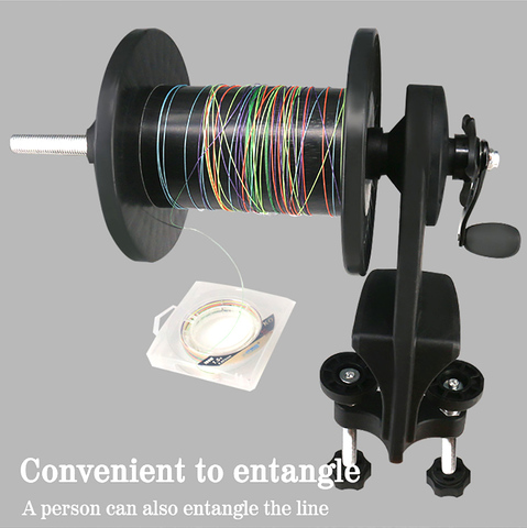 Fishing Line Spooler with 2 Long Short Axes Winder Machine Spinning Reel Spool Spooling Station System for Any Reel Lines Tools ► Photo 1/6