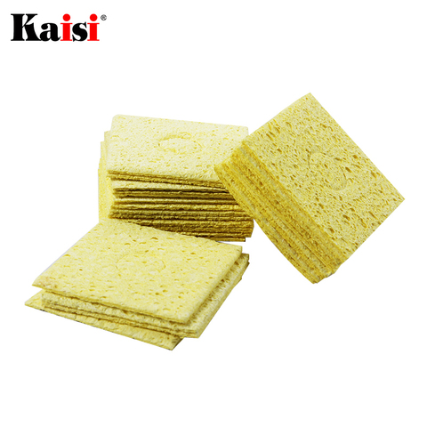10/20/50/100pcs Soldering Iron Sponge Electric Welding Cleaner Cleaning Pads High Temperature Welding Sponge for Soldering Tools ► Photo 1/6