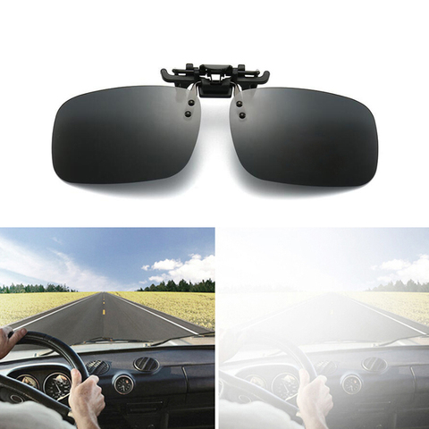 Car Sunglasses Night Vision Polarized Glasses Clip For Kia Rio K2 K3 Ceed Sportage 3 sorento cerato armrest picanto soul optima ► Photo 1/6