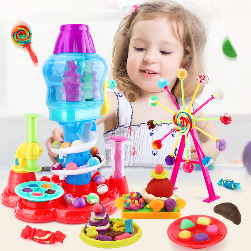 Play Dough Model Tool Toys Creative 3d Plasticine Tools Playdough Set Clay  Cutters Moulds Deluxe Set Learning Education Kids Toy - Modeling Clay/slime  - AliExpress