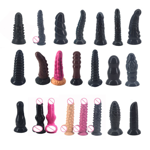 FAAK large Silicone anal plugs dildos sex toys for women men low price  clearance promotion ship from Russia discreet package ► Photo 1/6