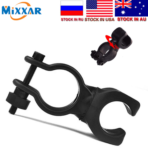 Dropshipping Bike Holder Bicycle Lights 360 Swivel Bicycle Clip Flashlight Mount Bracket Holder Torch Clip Clamp Repair Tools ► Photo 1/6