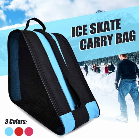 Ski Snow Boots Bag Winter Skiing Ice Skate Shoes Bag Big Capacity Portable Carry Shoulder Bag for Sports Skates Accessories ► Photo 1/6