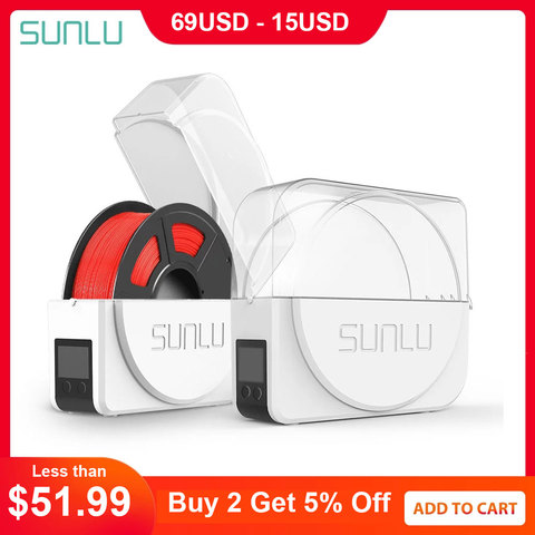 SUNLU 3D Filament Dryer Keep Filament Dry Storage Box 3D Printer Good Parneter FilaDryer S1 ► Photo 1/6