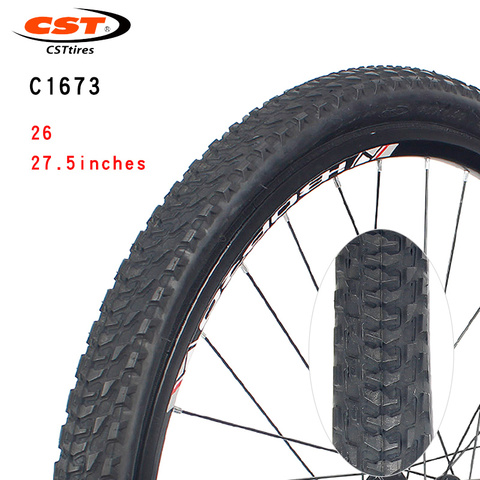 CST mountain bike tires c1673 Lone ranger steel wire wear resistant 26 27.5 inch 1.9 1.95 Qingfeng Xia Stab proof outer tire ► Photo 1/6