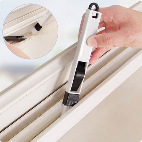 Multifunctional Computer Window Crevice Cleaning Brush Window Groove Keyboard Nook Dust Shovel Window Track Cleaning Tool ► Photo 1/6