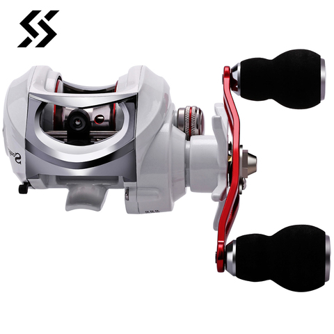 Sougayilang 18+1BB Fishing Reel Strong Drag Power 10kg White/Black Right/Left Handed Carp Fishing Wheels Fishing Tracking Pesca ► Photo 1/6