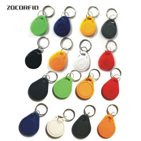 RFID IC keyfobs 13.56 MHz keychains NFC key tags ISO14443A MF 1k token tag for smart access control system ► Photo 1/1