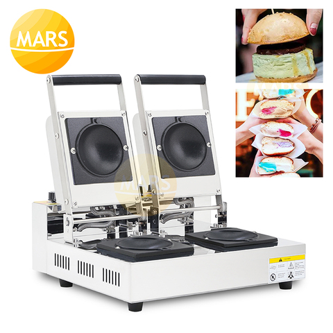 750W Household Mini Steak Machine Hamburger Fried Egg Electric Sandwich  Maker Non Stick Surface Grill Toaster EU Plug 