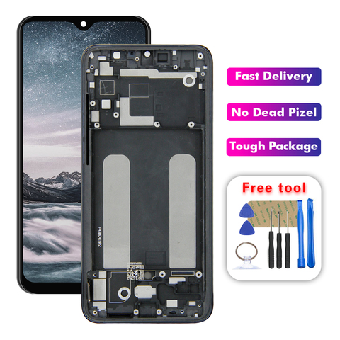 For Xiaomi Mi CC9 LCD Display Touch Screen Digitizer 6.39'' Mi9 Lite Replacements For Mi 9 Lite M1904F3BGLCD ► Photo 1/6