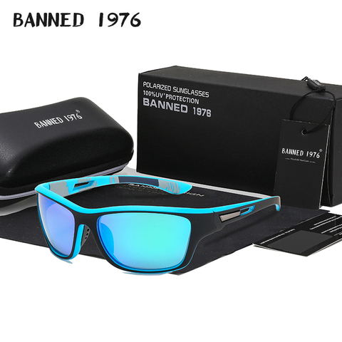 2022 Revamp Of fashion Sport Men Sunglasses Polarized Shockingly Colors Sun Glasses Designer Outdoor Driving Sunglass With Box ► Photo 1/6