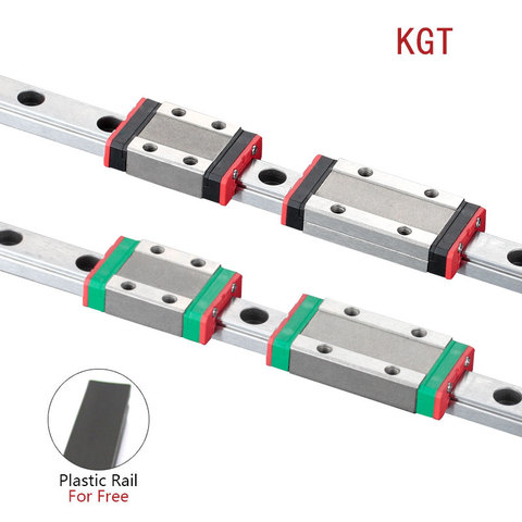 KGT 3D Printer MGN9C MGN9H L=100 350 400 500 600 800 900 1000mm miniature linear rail slide 1pcs MGN linear guide MGN carriage ► Photo 1/6