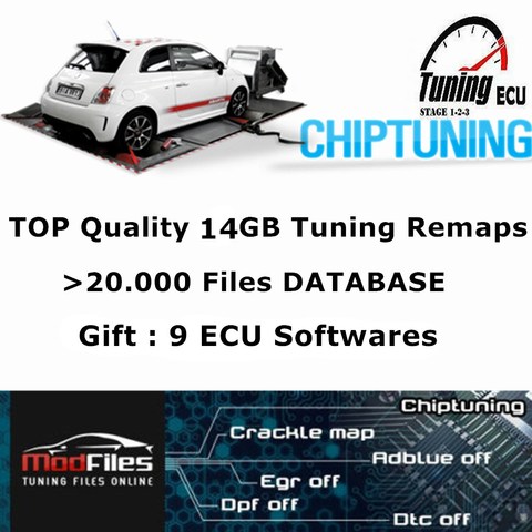Top 14GB Tuning Remap Files CHECKSUM OK For Cars Trucks Modified ECU Chip Tuning Maps Work With KESS/KTAG/FGTECH ECU Programmer ► Photo 1/6