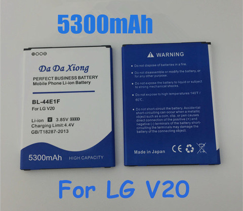 5300mAh BL-44E1F BL44E1F Battery for LG V20 VS995 US996 LS997 H990DS H910 H918 F800 H990N H990 Battery ► Photo 1/5