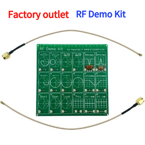 RF Demo Kit for Nanovna vna RF Test Board Vector Network Test Filter / Attenuator Network Analyzers Electrical Instruments ► Photo 1/6
