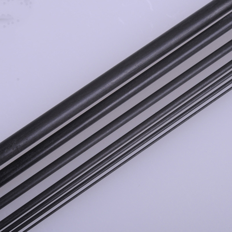 New 5pcs/lot Carbon Fiber Rods 0.5mm 0.8mm 1mm 1.5mm 2mm 2.5mm 3mm 4mm 200m or 400mm Length ► Photo 1/4