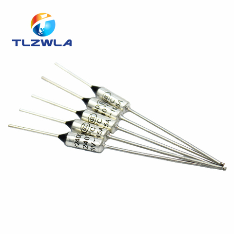 10Pcs Temperature Ry 10A 15A 250V Tf Thermal Fuse 65C 85C 100C 105C 110C 120C 130C 152C 165C 172C 185C 192C 200C 216C 240C 280C ► Photo 1/2